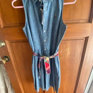 Polo Ralph Lauren- girl Demin sleeveless dress